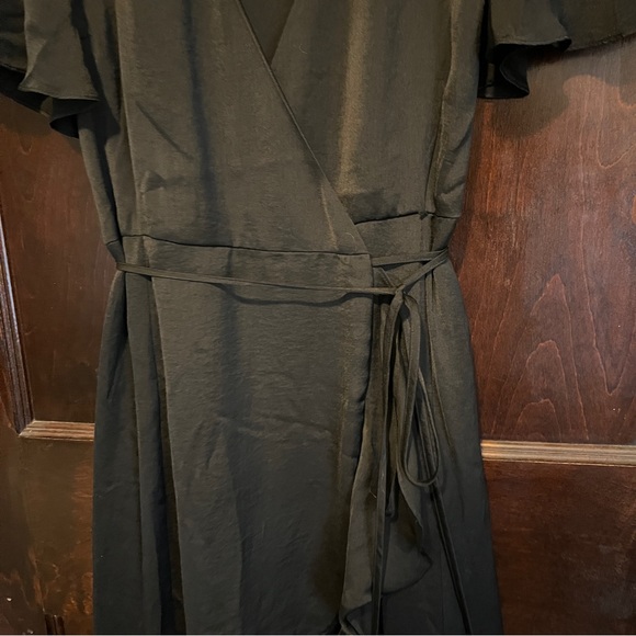 ModCloth Silky Wrap Dress - Picture 3 of 3